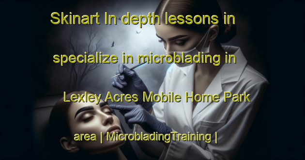 Skinart In-depth lessons in specialize in microblading in Lexley Acres Mobile Home Park area | MicrobladingTraining | MicrobladingClasses | SkinartTraining-United States